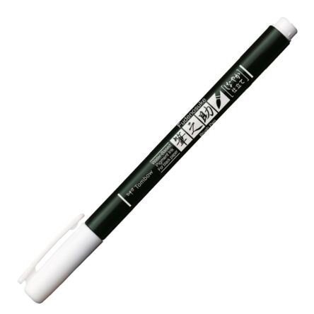 TOMBOW - flamaster pędzelkowy pastel do czarnych kartek WHITE