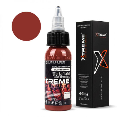 XTreme Ink - MARKO TATTOO - Leather Brown - 30ml (Reach Compliant)