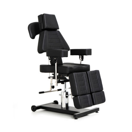 Profesjonalny Fotel Hydrauliczny Black-Cat - czarny