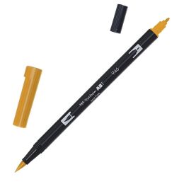 TOMBOW - flamaster dwustronny GOLD OCHRE