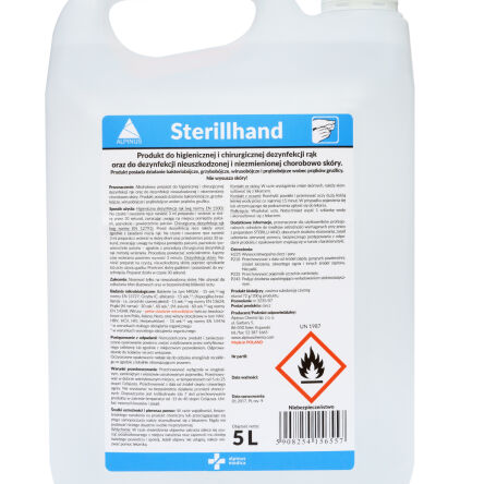 Preparation for disinfecting hands and skin 5L Sterillhand