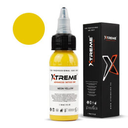 Xtreme Ink - farba do tatuażu - Neon Yellow - 30ML