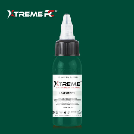 Xtreme Ink - farba do tatuażu - Leaf Green - 30ML