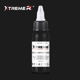 Xtreme Ink - farba do tatuażu - Opaque Gray Extra Dark - 30ML