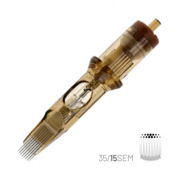 KWADRON Cartridge System - 15 SEMMT - Soft Edge Magnum - Medium Taper 0.35mm