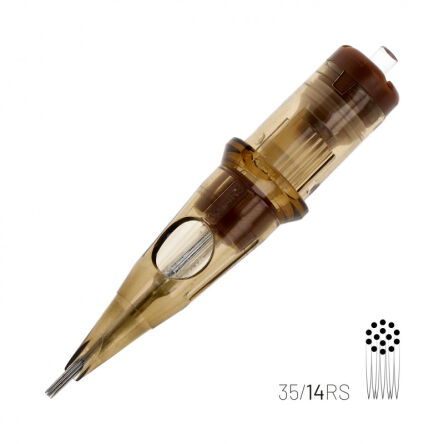 KWADRON Cartridge System - 14 RSMT - Round Shader - Medium Taper 0.35mm