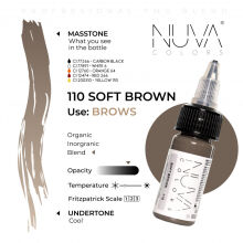 Nuva Colors - 110 Soft Brown - 15ml (Reach Compliant) - 2