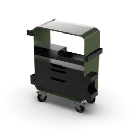 Impala Mobilna stacja robocza Army Green