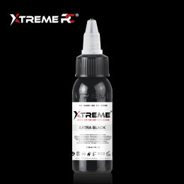 Xtreme Ink - farba do tatuażu - Extra Black - 30ML