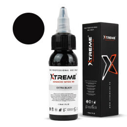 Xtreme Ink - farba do tatuażu - Extra Black - 30ML