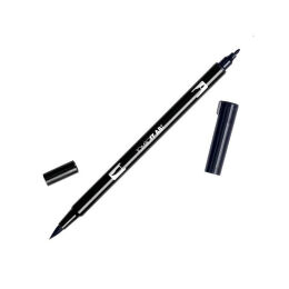 TOMBOW - flamaster dwustronny BLACK