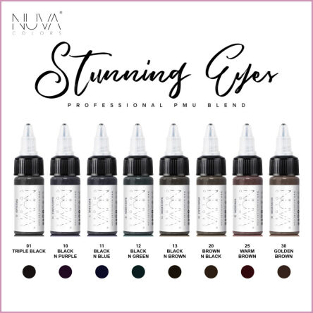 Nuva Colors - Eyeliner Collection Set - 8 x 15ml (Reach Compliant)