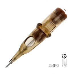 KWADRON Cartridge System - 9 RSMT - Round Shader - Medium Taper 0.35mm