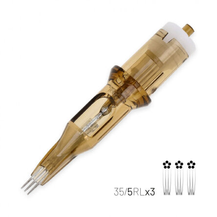 KWADRON CARTRIDGE SYSTEM - 5RLLTx3 WHIP SHADING 0.35 mm