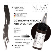 Nuva Colors - 25 Warm Brown - 15ml (Reach Compliant) - 2