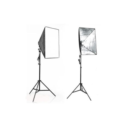 Lampa studyjna bezcieniowa - zestaw