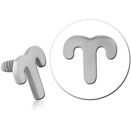 Nakrętka znak zodiaku "Baran"- srebrny 1.2