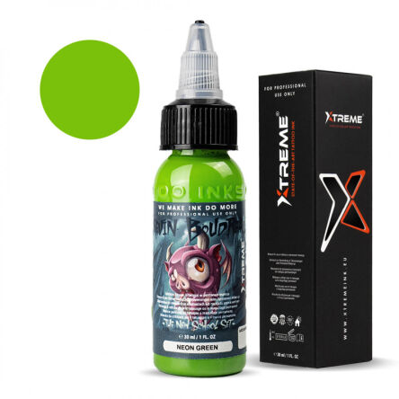 XTreme Ink - KEVIN BOUDREALU - Neon Green - 30ml (Reach Compliant)