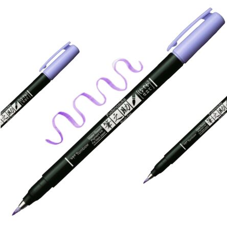 TOMBOW - flamaster pędzelkowy pastel do czarnych kartek LAVENDER