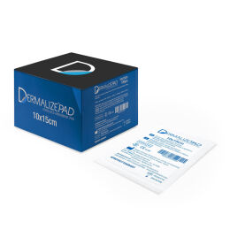 DERMALIZE Pro Pads - Sterylne opatrunki 10x15 cm – box 100 szt.