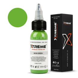 Xtreme Ink - farba do tatuażu - Neon Green - 30ML