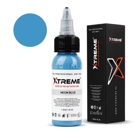Xtreme Ink - farba do tatuażu - Neon Blue - 30ML