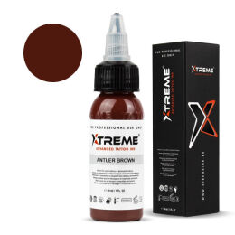 Xtreme Ink - farba do tatuażu - Antler Brown - 30ML