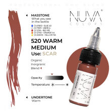 Nuva Colors - Scar - 520 Warm Medium - 15ml (Reach Compliant) - 2