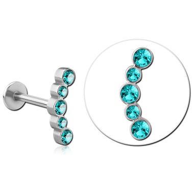 LABRET Z 5 KRYSZTALKAMI