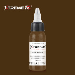 Xtreme Ink - farba do tatuażu - Pure Brown - 30ML