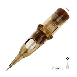 KWADRON Cartridge System - 4 RSMT - Round Shader - Medium Taper 0.35mm