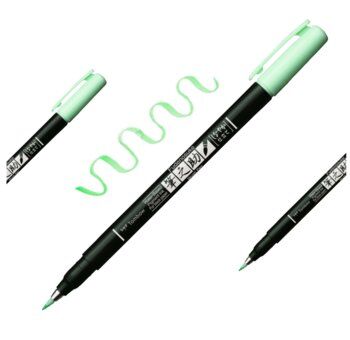 TOMBOW - flamaster pędzelkowy pastel do czarnych kartek LIGHT GREEN