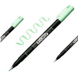 TOMBOW - flamaster pędzelkowy pastel do czarnych kartek LIGHT GREEN