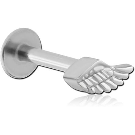 Labret skrzydło - srebrny 1.2 - 8.0