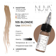 Nuva Colors - 105 Blonde - 15ml (Reach Compliant) - 2