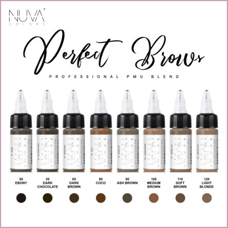 Nuva Colors - Eyebrow Collection Set - 8 x 15ml (Reach Compliant)