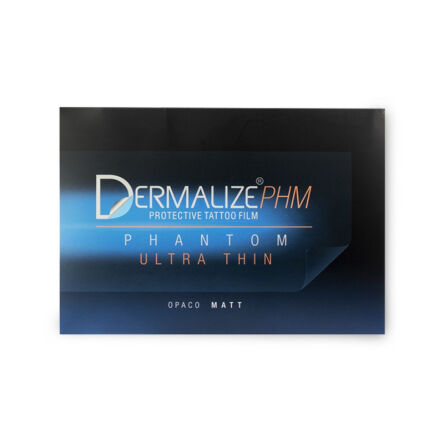 DERMALIZE Pro Phantom Ultra Thin Protective Tattoo Film - Opatrunek - 15cm x 10cm. Sterylny