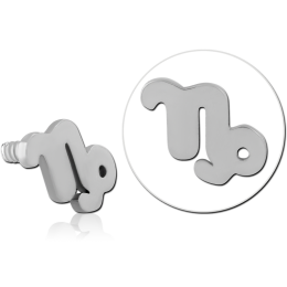 Nakrętka znak zodiaku "Koziorożec" - srebrny 1.2