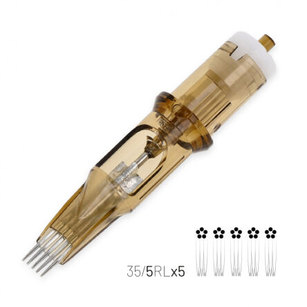 KWADRON CARTRIDGE SYSTEM - 5RLLTx5 WHIP SHADING 0.35 mm