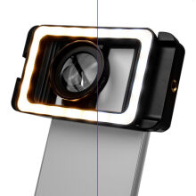 OBIEKTYW MACRO I LAMPKA LED do telefonu- FULL SET - 2