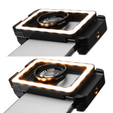 OBIEKTYW MACRO I LAMPKA LED do telefonu- FULL SET - 4