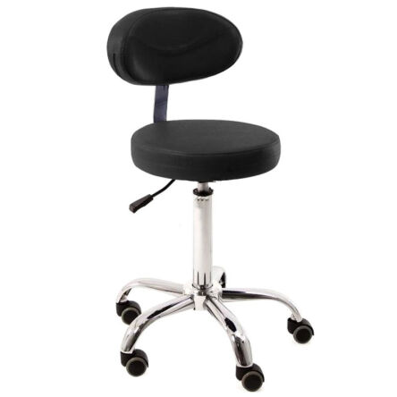 TWIST taboret obrotowy z oparciem