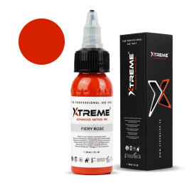 Xtreme Ink - farba do tatuażu - Fiery Rose - 30ML