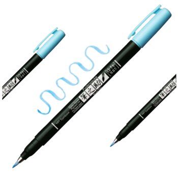 TOMBOW - flamaster pędzelkowy pastel do czarnych kartek LIGHT BLUE