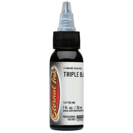 Eternal Ink Triple Black 30 ml - farba do ćwiczeń