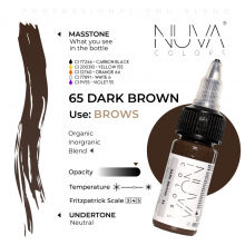Nuva Colors - 65 Dark Brown - 15ml (Reach Compliant) - 2