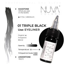 Nuva Colors - 01 Triple Black - 15ml (Reach Compliant) - 2