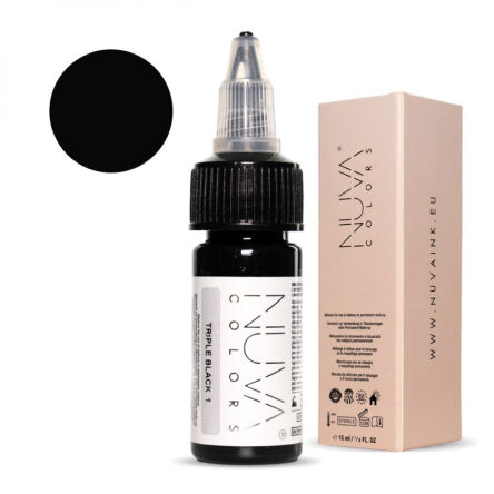 Nuva Colors - 01 Triple Black - 15ml (Reach Compliant)