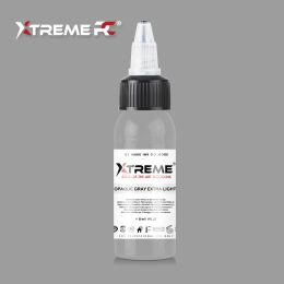 Xtreme Ink - farba do tatuażu - Opaque Gray Extra Light - 30ML