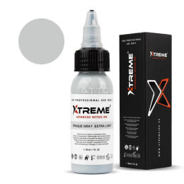 Xtreme Ink - farba do tatuażu - Opaque Gray Extra Light - 30ML